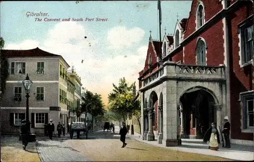 Ak Gibraltar, The Convent and South Port Street