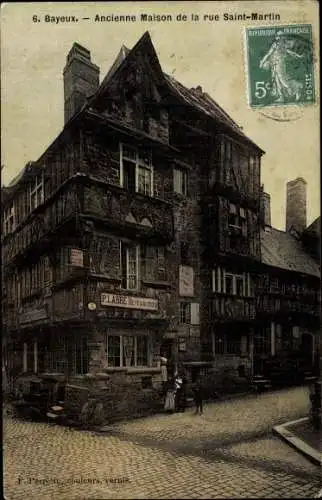 Ak Bayeux Calvados, Ancienne Maison de la rue Saint Martin