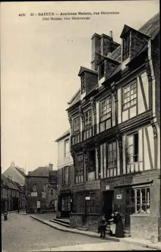 Ak Bayeux Calvados, Ancienne Maison de Bienvenue