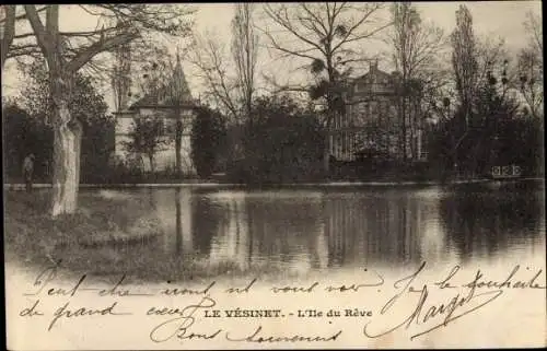 Ak Le Vésinet Yvelines, L'Ile du Reve