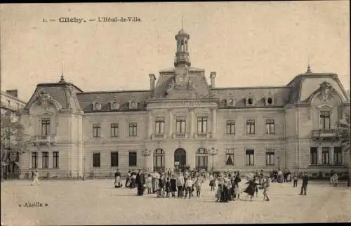 Ak Clichy Hauts de Seine, L'Hotel de Ville