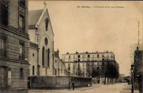 Ak Clichy Hauts de Seine, Chapelle de la Rue d'Alsace