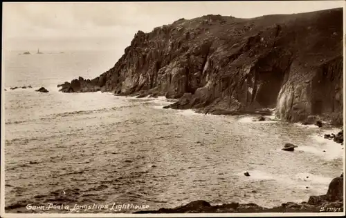 Ak Carn Bras Longships Cornwall, Garn Boel and Longships Lighthouse