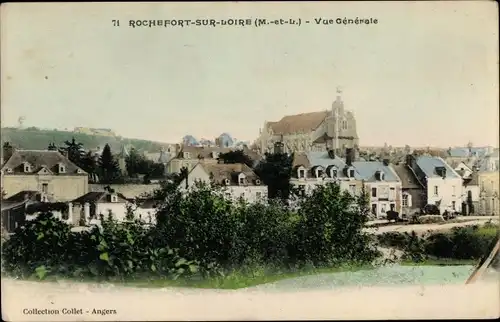 Ak Rochefort sur Loire Maine et Loire, Vue Generale