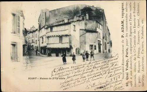 Ak Niort Deux Sèvres, Maison du XVIe siecle