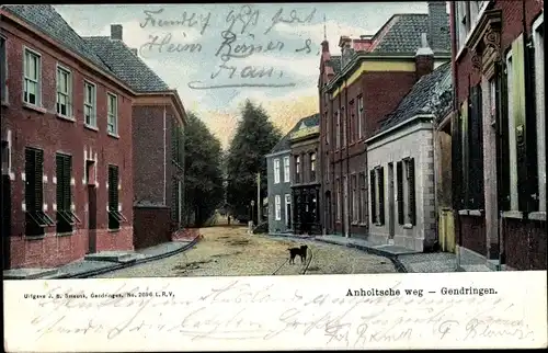 Ak Gendringen Gelderland, Anholtsche weg