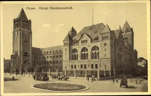Ak Poznań Posen, Residenzschloss