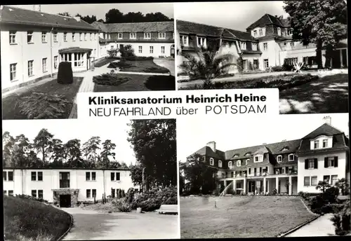 Ak Neu Fahrland Potsdam in Brandenburg, Med. Badehaus, Waldhaus
