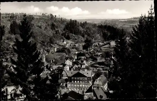 Ak Monschau Montjoie in der Eifel, Blick auf den Ort