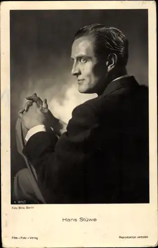 Ak Schauspieler Hans Stüwe