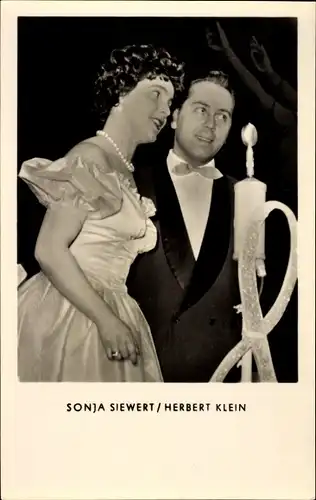 Ak Schauspieler Sonja Siewert, Herbert Klein