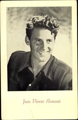 Ak Schauspieler Jean Pierre Aumont