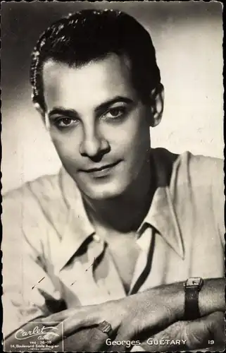 Ak Schauspieler Georges Guétary