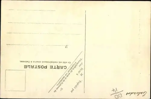 Ak Honfleur Calvados, Clocher de l'Eglise Ste. Catherine