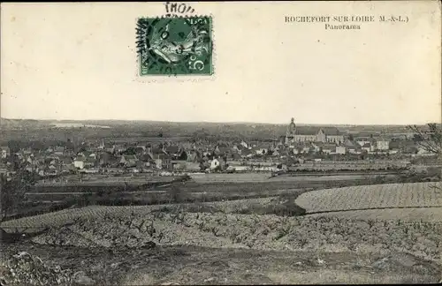 Ak Rochefort sur Loire Maine et Loire, Panorama