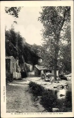 Ak Niort Deux Sèvres, Un Moulin a l'eau sur la Sevre