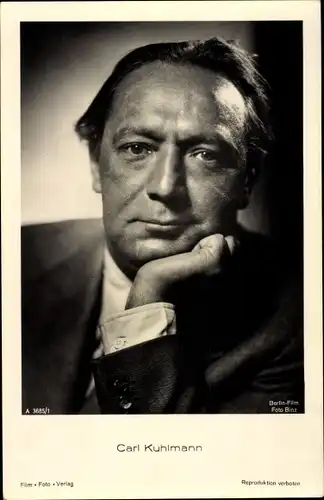 Ak Schauspieler Carl Kuhlmann, Portrait, Berlin Film A 3685 1