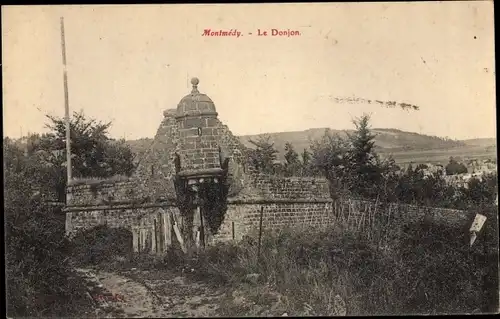 Ak Montmédy Lothringen Meuse, Le Donjon