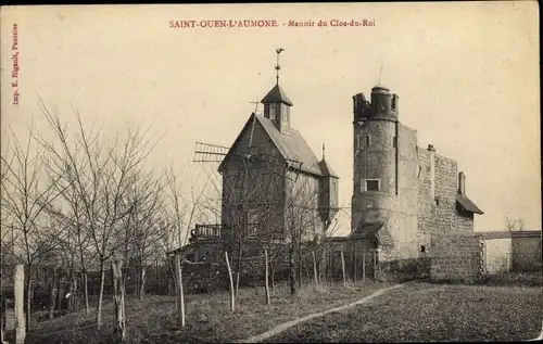 Ak Saint Ouen l'Aumone Val d'Oise, Manoir du Clos du Roi