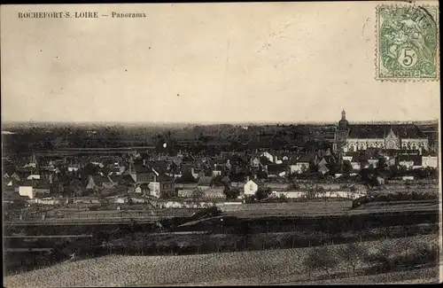 Ak Rochefort sur Loire Maine et Loire, Panorama