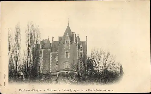 Ak Rochefort sur Loire Maine et Loire, Chateau de Saint Symphorien, Environs d'Angers