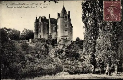 Ak Rochefort sur Loire Maine et Loire, Chateau de Saint Symphorien