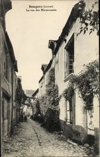 Ak Beaugency Loiret, Rue des Marmousets