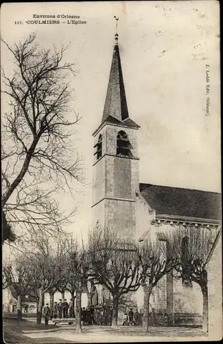 Ak Coulmiers Loiret, L'Eglise