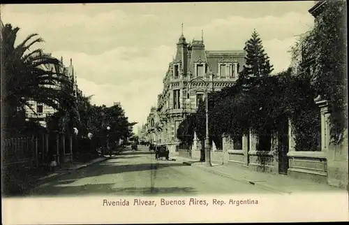 Ak Buenos Aires Argentinien, Avenida Alvear