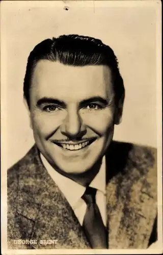 Ak Schauspieler George Brent