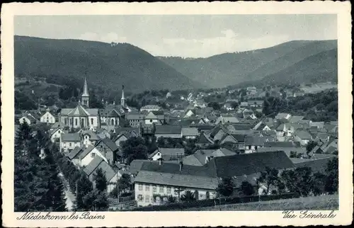 Ak Niederbronn les Bains Bas Rhin, Vue générale