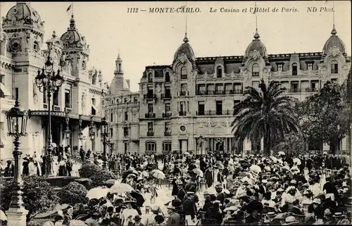 Ak Monte Carlo Monaco, Casino et l'Hotel de Paris