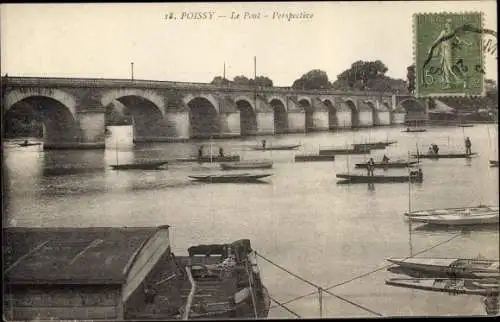 Ak Poissy Yvelines, Le Pont