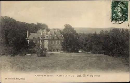 Ak Poissy Yvelines, Chateau de Villiers