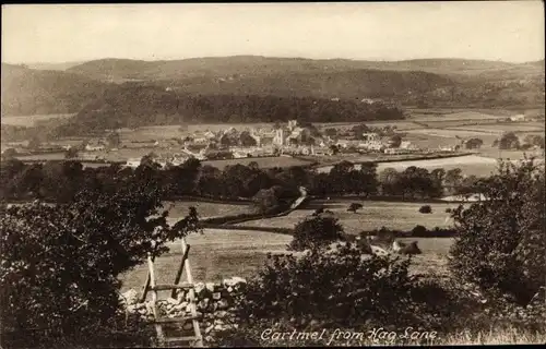 Ak Cartmel in Cumbria, view from Hag Lane