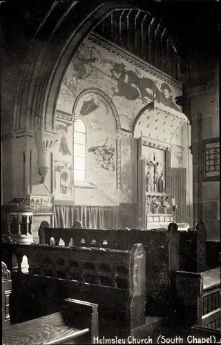 Ak Helmsley Yorkshire England, Church