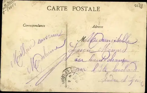 Ak Moncoutant Deux Sèvres, Hospice et l'avenue de Bressuire