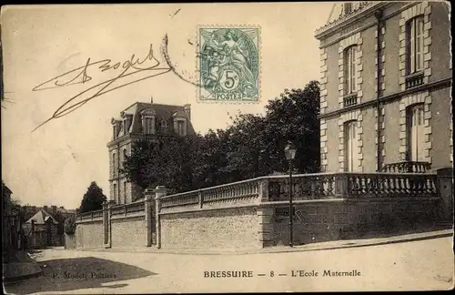 Ak Bressuire Deux Sèvres, Ecole Maternelle