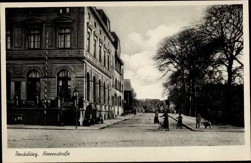 Ak Rendsburg in Schleswig Holstein, Herrenstraße