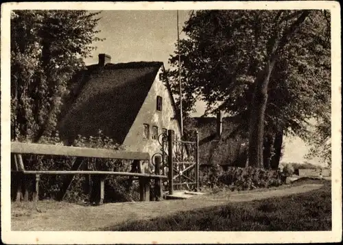 Ak Wedel Schleswig Holstein, Wedeler Marsch, Landpartie