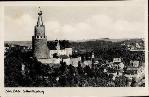 Ak Weida in Thüringen, Schloss Osterburg