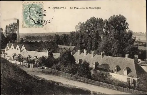 Ak Fréteval Loir et Cher, La Papeterie de Courcelles