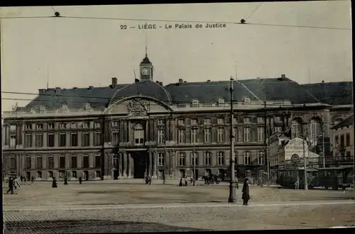 Ak Liège Lüttich Wallonien, Le Palais de Justice