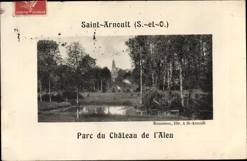 Ak Saint Arnoult en Yvelines, Parc du Chateau de l'Aleu