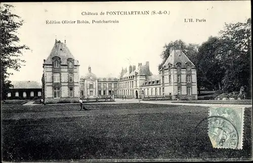 Ak Jouars-Pontchartrain Yvelines, Chateau de Pontchartrain
