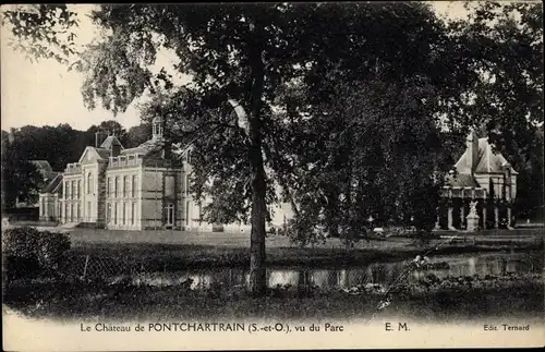 Ak Jouars-Pontchartrain Yvelines, Chateau de Pontchartrain
