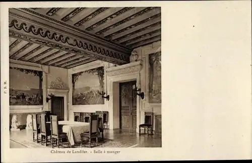 Ak Landifer Maine et Loire, Le Chateau, Salle a manger