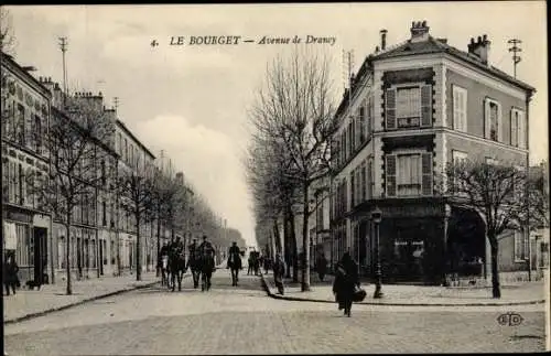 Ak Le Bourget Seine Saint Denis, Avenue de Drancy