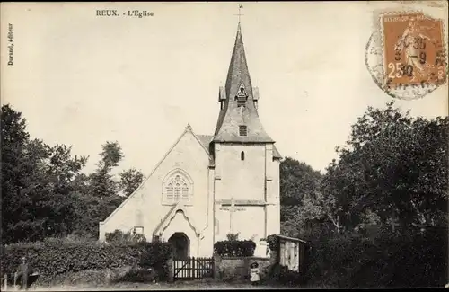 Ak Reux Calvados, Eglise