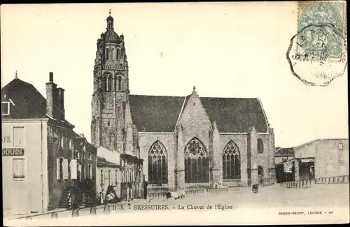 Ak Bressuire Deux Sèvres, Chevet de l'Eglise